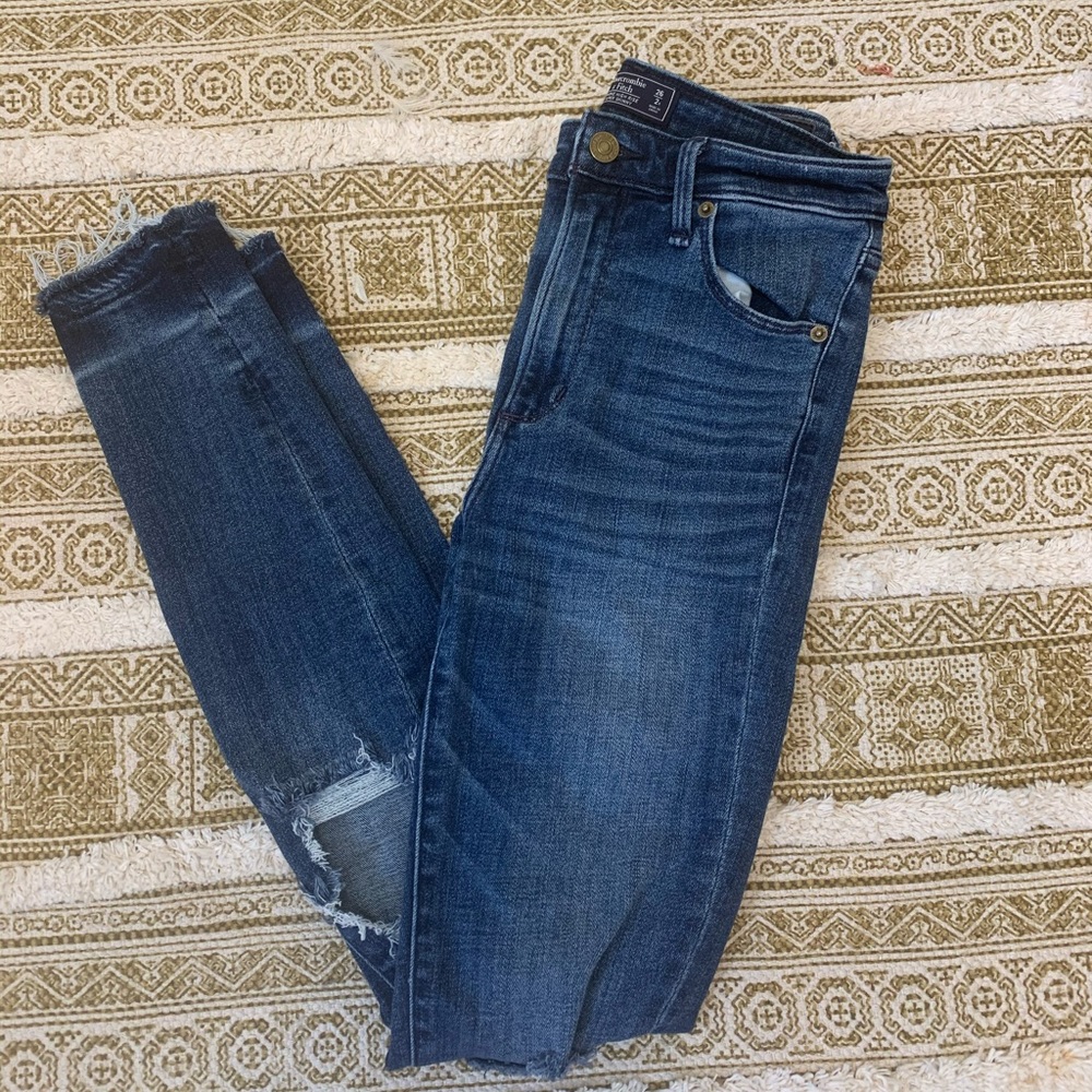 Abercrombie High Rise Skinny Jeans